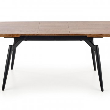 Фото3.Обідній стіл розкладний CAMBELL 140 (180) x80 Halmar натуральний дуб / чорний
